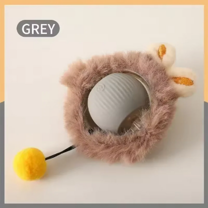Cat Auto Teaser Ball & Stick Toy - Self-Entertaining
