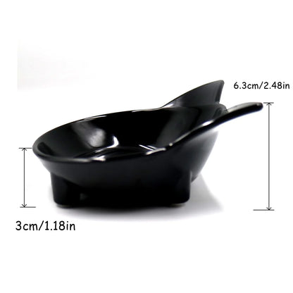 Cat Food & Water Bowl Set - Non-Slip, Safe & Colourful