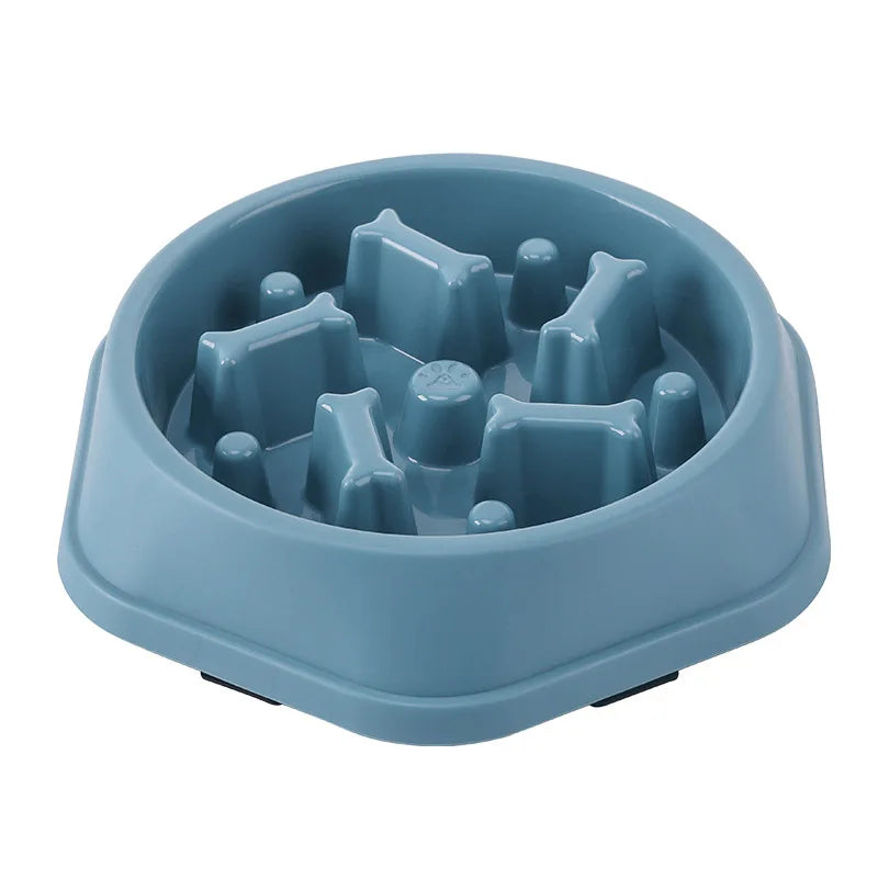 Slow Feed Pet Bowl - Anti-Choke, Non-Slip for Cats & Dogs
