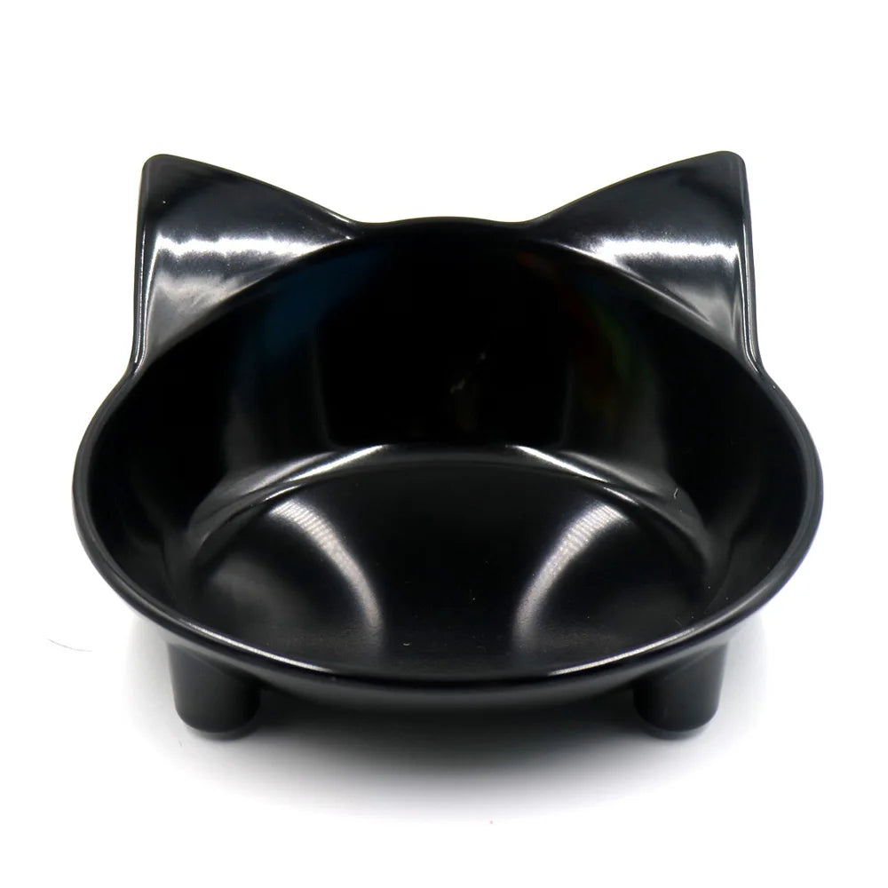 Cat Food & Water Bowl Set - Non-Slip, Safe & Colourful
