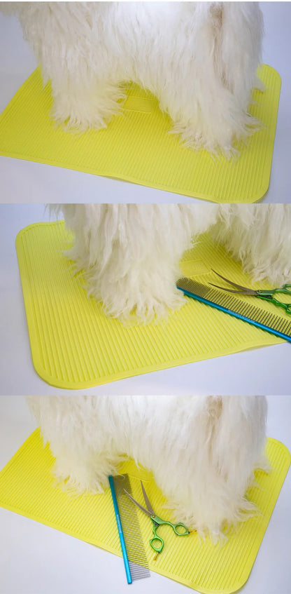 Pet Grooming Silicone Mat - Non-Slip Bath & Grooming Tool